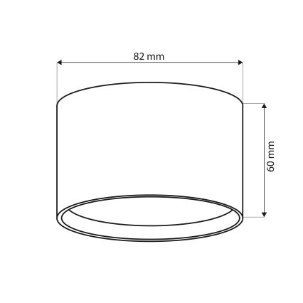 Brilagi - LED Spot SMOOTH 1xGX53/15W/230V zwart