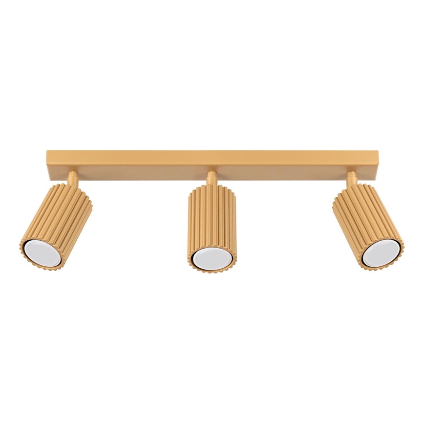 Brilagi - LED-spotarmatuur CRESTO 3x GU10/10W/230V, goudkleurig
