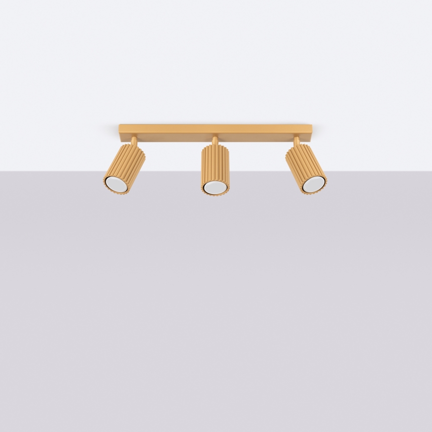 Brilagi - LED-spotarmatuur CRESTO 3x GU10/10W/230V, goudkleurig