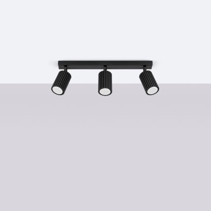 Brilagi - LED-spotarmatuur CRESTO 3xGU10/10W/230V zwart