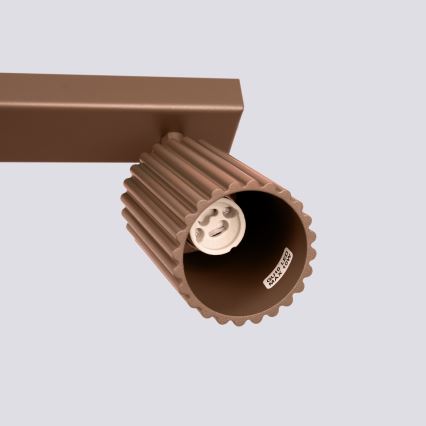 Brilagi - LED spotarmatuur CRESTO 6xGU10/10W/230V bruin