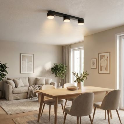 Brilagi - LED-spotarmatuur MONO 3xGX53/30W/230V zwart