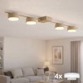 Brilagi - LED spotarmatuur MONO 4xGX53/12W/230V beige