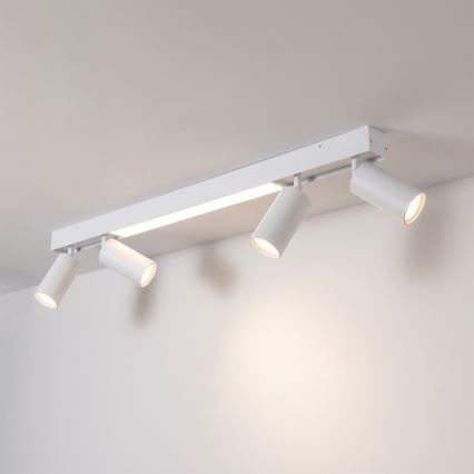 Brilagi - LED-spotarmatuur SELE 4xGU10/30W/230V + LED/20W wit
