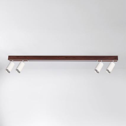 BRILAGI - LED-spotarmatuur SELE 4xGU10/30W/230V + LED/25W wit/kersendecor