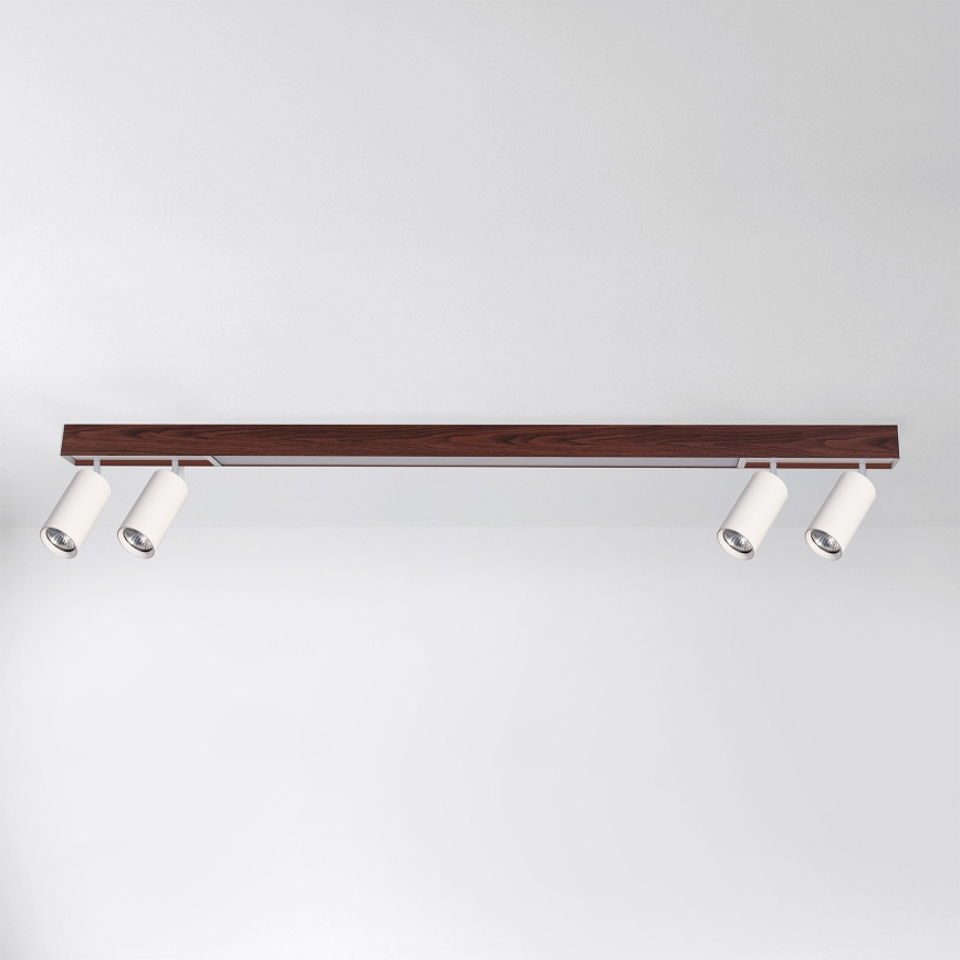 BRILAGI - LED-spotarmatuur SELE 4xGU10/30W/230V + LED/25W wit/kersendecor