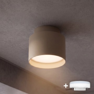 BRILAGI - LED-spotlamp BACKLIT 1xGX53/15W/230V + LED/3W Ø 8 cm beige