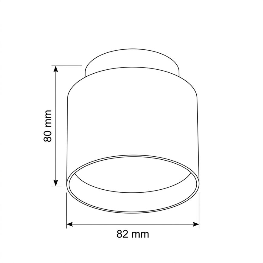 BRILAGI - LED-spotlamp BACKLIT 1xGX53/15W/230V + LED/3W Ø 8 cm wit
