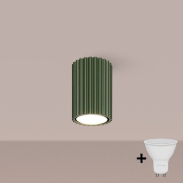 Brilagi - LED-spotlamp CRESTO 1x GU10/10W/230V, 10 cm, groen