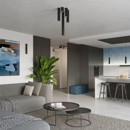 Brilagi - LED spotlamp CRESTO 1xGU10/10W/230V 10 cm zwart