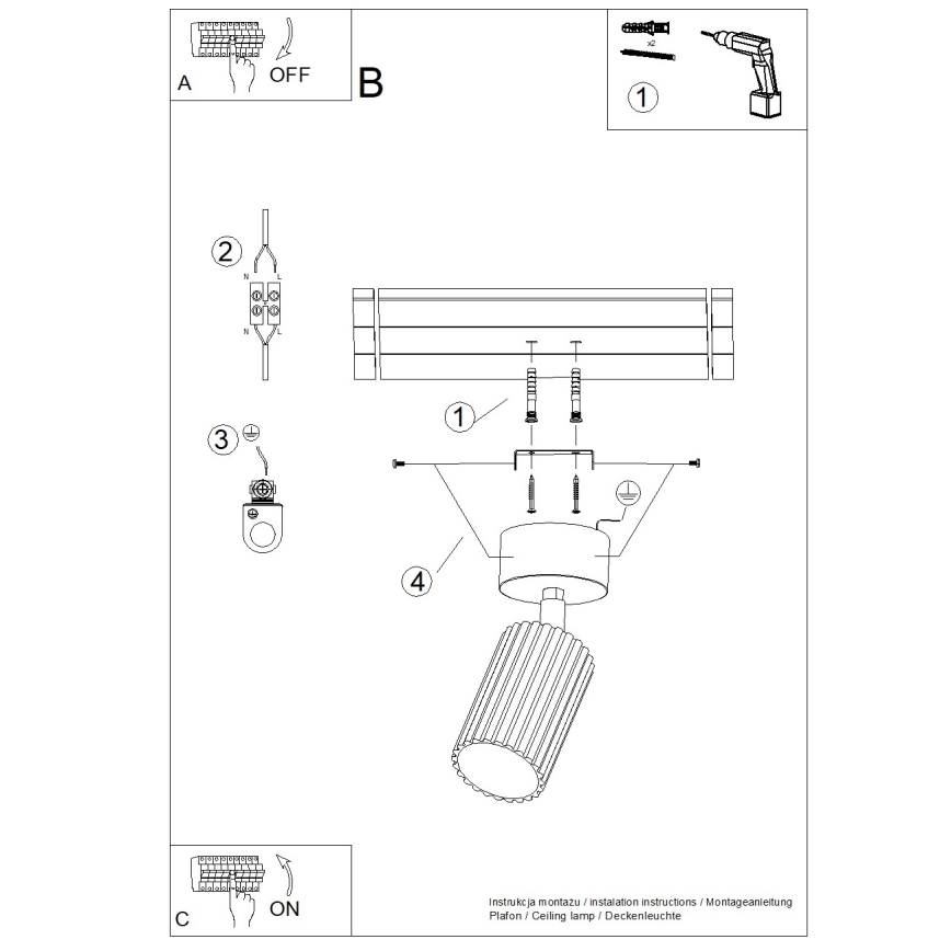 BRILAGI - LED Spotlamp CRESTO 1xGU10/10W/230V oranje