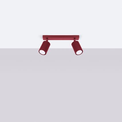 Brilagi - LED-spotlamp CRESTO 2xGU10/10W/230V bordeaux