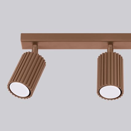 Brilagi - LED spotlamp CRESTO 3xGU10/10W/230V bruin