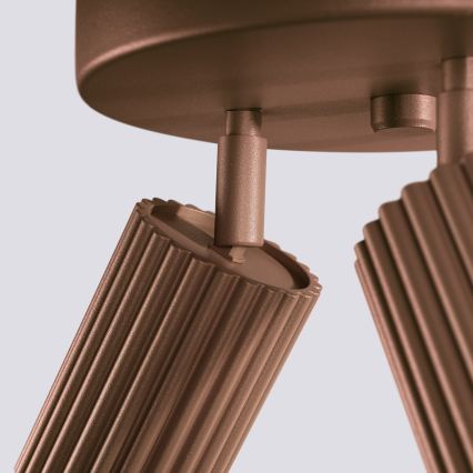 Brilagi - LED spotlamp CRESTO 3xGU10/10W/230V bruin