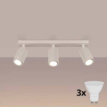 Brilagi - LED-spotlamp CRESTO 3xGU10/10W/230V crème