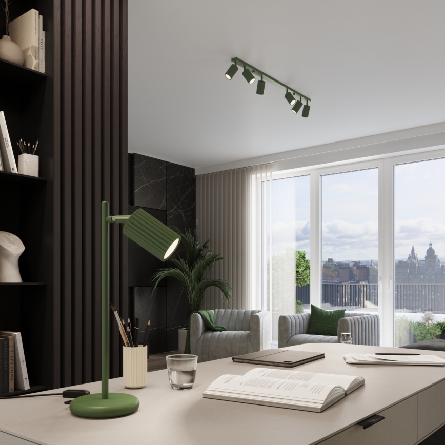 Brilagi - LED-spotlamp CRESTO 4xGU10/10W/230V groen