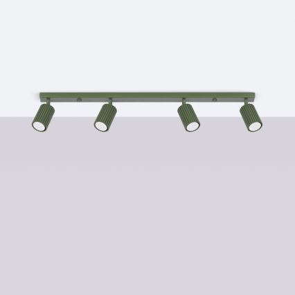 Brilagi - LED-spotlamp CRESTO 4xGU10/10W/230V groen