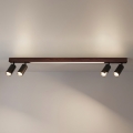 BRILAGI - LED-spotlamp SELE 4xGU10/30W/230V + LED/25W zwart/kersendecor