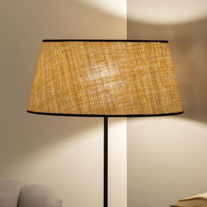 Brilagi - LED Staande lamp CERIA 1xE27/40W/230V Ø 50 cm beige/zwart