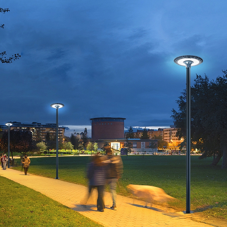 Brilagi - URBANSPARK LED-straatlamp met 3 m mast LED/120W/230V, antraciet, IP65