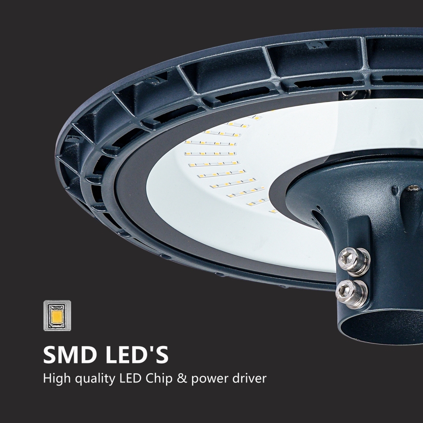 Brilagi - URBANSPARK LED-straatlamp met 4 m mast 120W/230V antraciet IP65
