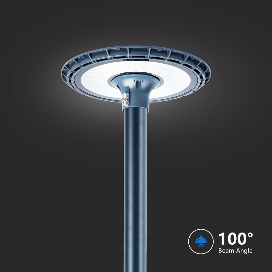 Brilagi - URBANSPARK LED-straatlamp met 4 m mast 120W/230V antraciet IP65