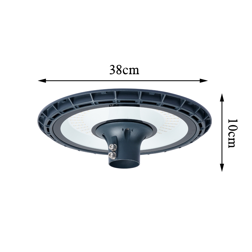 Brilagi - URBANSPARK LED-straatlamp met 4 m mast 120W/230V antraciet IP65