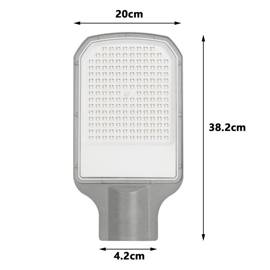 Brilagi - LED straatlamp URBANLIGHT LED/100W/230V grijs IP65