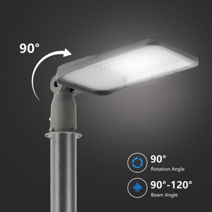 Brilagi - LED straatlamp URBANLIGHT LED/100W/230V grijs IP65
