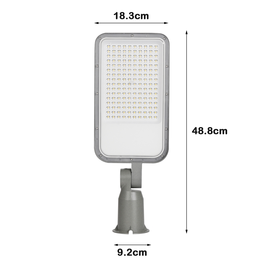 Brilagi - LED straatlamp URBANLIGHT LED/100W/230V grijs IP65
