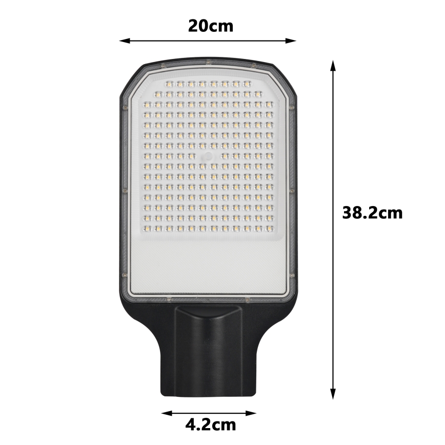 Brilagi - LED straatlamp URBANLIGHT LED/100W/230V zwart IP65