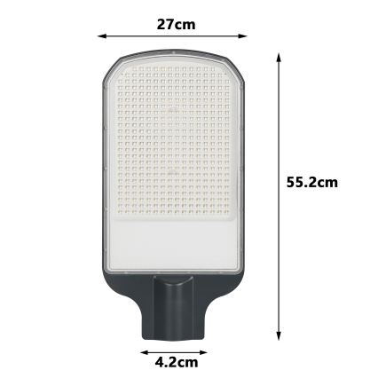 Brilagi - LED-straatlamp URBANLIGHT LED/200W/230V antraciet IP65