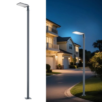 Brilagi - LED straatlamp voor buiten met 3 m paal en scharnier URBANLIGHT LED/100W/230V antraciet IP65