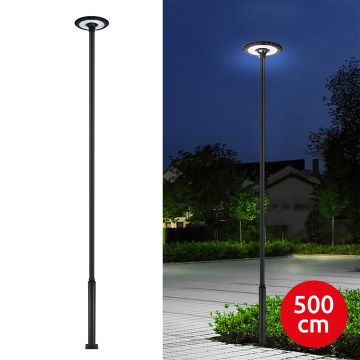 Brilagi - LED straatlamp voor buiten met 5 m paal URBANSPARK LED/120W/230V zwart IP65