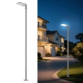 Brilagi - LED straatlamp voor buiten met mast en scharnier 3 m URBANLIGHT LED/100W/230V grijs IP65