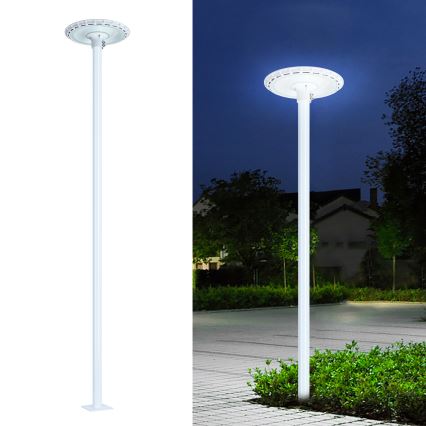 Brilagi - LED-straatlantaarn met 3 m mast URBANSPARK LED/120W/230V wit IP65