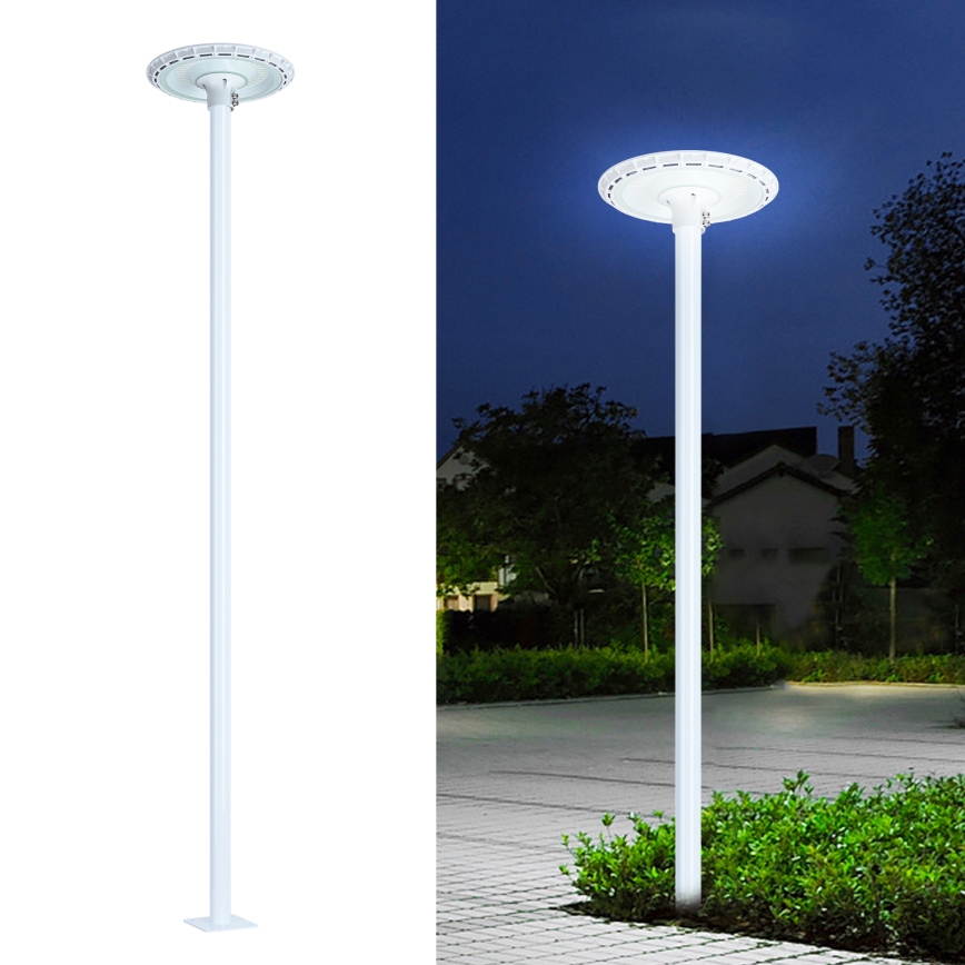 Brilagi - LED-straatlantaarn met 3 m mast URBANSPARK LED/120W/230V wit IP65