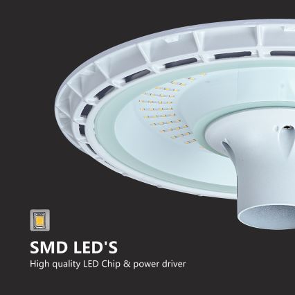 Brilagi - LED-straatlantaarn met 3 m mast URBANSPARK LED/120W/230V wit IP65