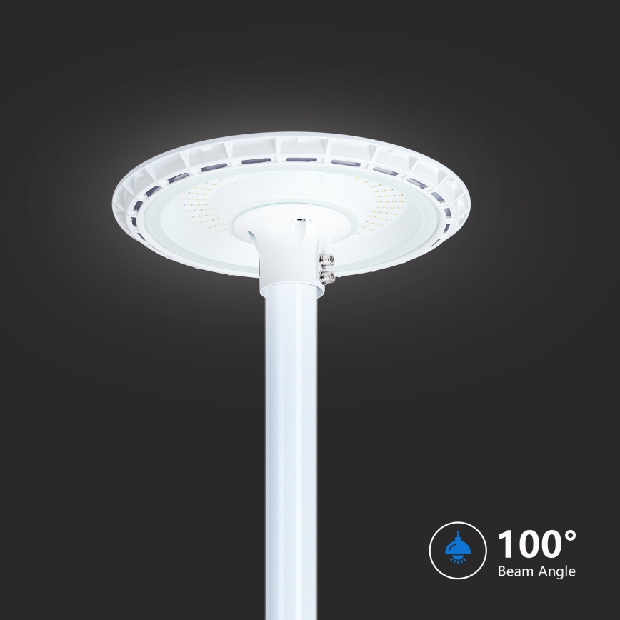 Brilagi - LED-straatlantaarn met 3 m mast URBANSPARK LED/120W/230V wit IP65