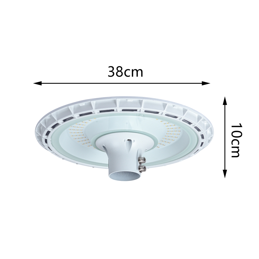 Brilagi - LED-straatlantaarn met 3 m mast URBANSPARK LED/120W/230V wit IP65