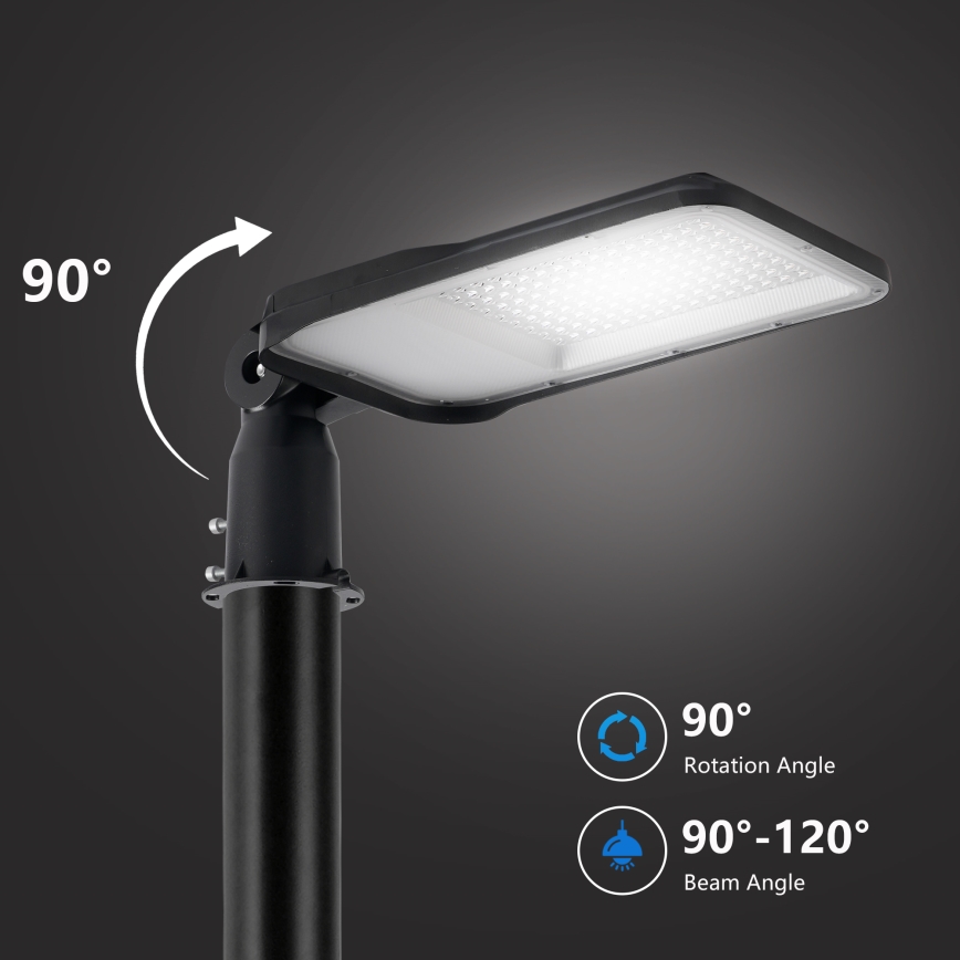 Brilagi - LED-straatlantaarn URBANLIGHT LED/100W/230V zwart IP65