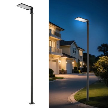 Brilagi - LED straatlantaarn voor buiten met 4 m paal en scharnier URBANLIGHT LED/200W/230V zwart IP65