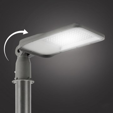 Brilagi - LED straatlantaarn voor buiten met verstelbaar scharnier URBANLIGHT LED/100W/230V grijs IP65
