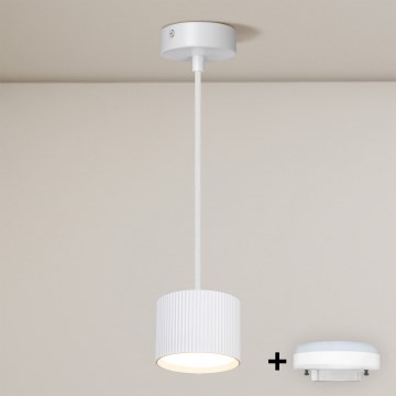BRILAGI - LED STRIPY hanglamp met kabel 1xGX53/15W/230V pr. 82 mm wit