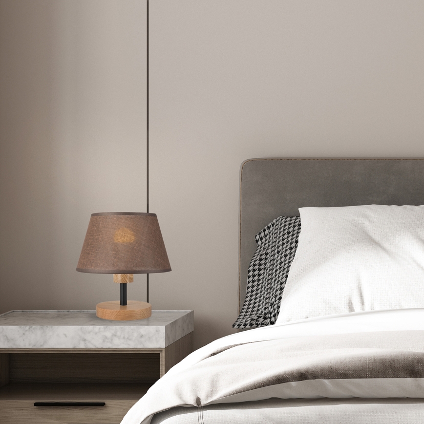 Brilagi - LED Tafellamp ANTHONY 1xE14/40W/230V eiken/bruin