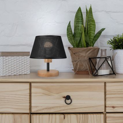 Brilagi - LED Tafellamp ANTHONY 1xE14/40W/230V eiken/zwart