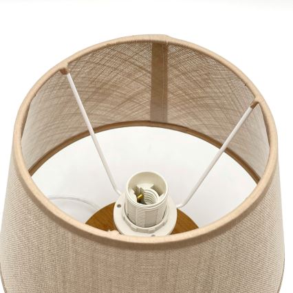 Brilagi - LED Tafellamp ANTHONY 1xE27/60W/230V eiken/beige