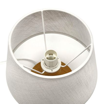 Brilagi - LED Tafellamp ANTHONY 1xE27/60W/230V eiken/wit
