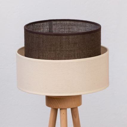 Brilagi - LED tafellamp Boho-stijl 1xE27/15W/230V crème/bruin