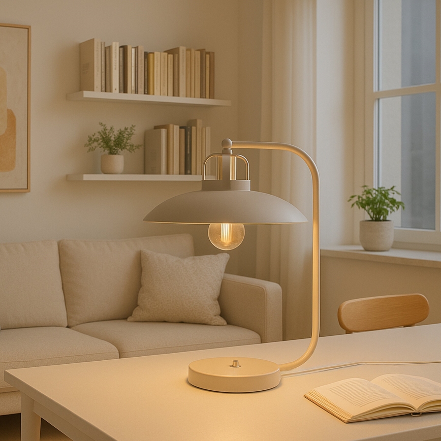 Brilagi - LED Tafellamp FLAMENGO 1xE27/60W/230V beige